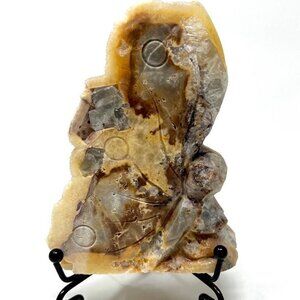 Druzy Celerite Fairy Freeform Crystal Natural Healing Stone Carving New